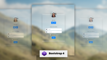 Login Form v1.0 by Zonic Design - Boostrap, HTML, CSS